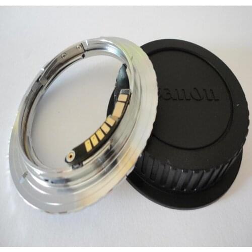 AF Confirm Chip Adapter For Pentax K PK Lens to Canon EOS EF Camera 7D 60D 300D 400D 500D 550D 600D 450D 1000D 1100D Rebel + CAP