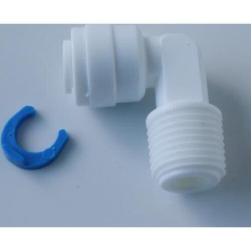 Water filter parts quick joint fittings 4044 1/4" male screw elbow adapter