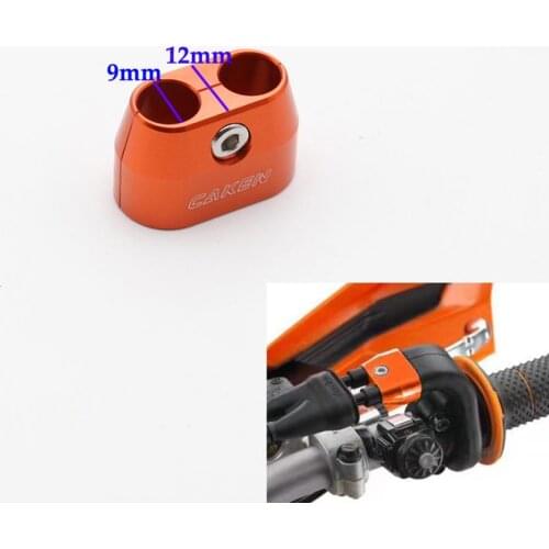 Dual Brake Throttle Cable Clamp Holder For 125 RC 390 300 350 450 525 400 SX EXC XCF SXF Motorcycle CNC 4 Stroke