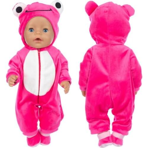 Cute Warm Suit+Shoes Doll Clothes Fit 17 inch 43cm Doll Clothes Born Baby Suit For Baby Birthday Fistival Gift