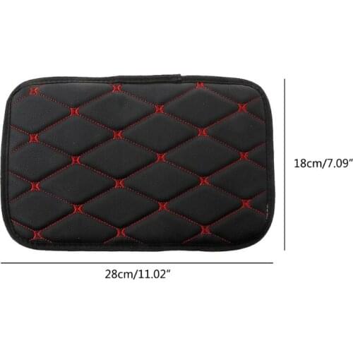 A5KD Car Armrest Mat Universal Interior Auto Armrests Storage Box Mats Dust-proof Cushion Cover Armrest Protector Waterproof
