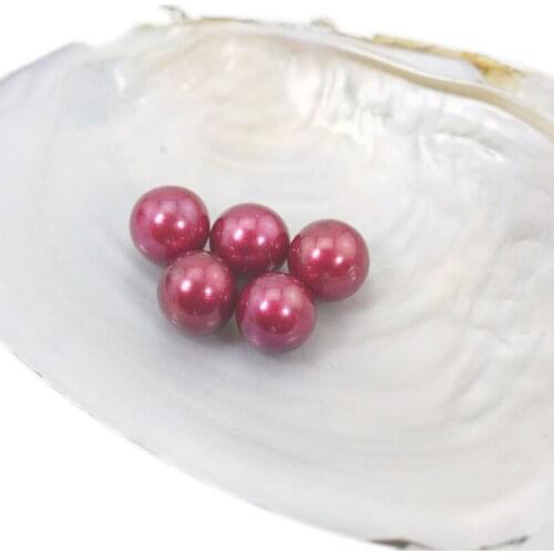 AAA grade Round pearls 10pcs colorful Pearls Oysters Round Beads for Jewelry Making LP13