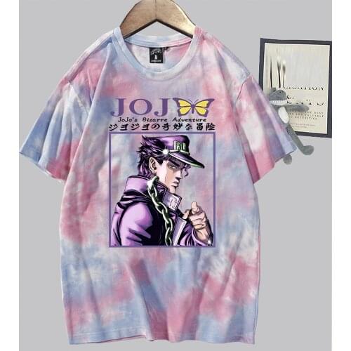 Jojo Bizarre Adventure Cool T-shirt Woman Graphic Tees Harajuku Summer Tops Unisex Tee Male