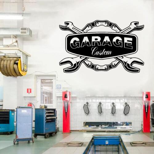Mechanic Auto Service Repair Car Stickers Vinyl Wall Decal Garage Decor Car Workshop Logo Wall Decal window Sticker S284