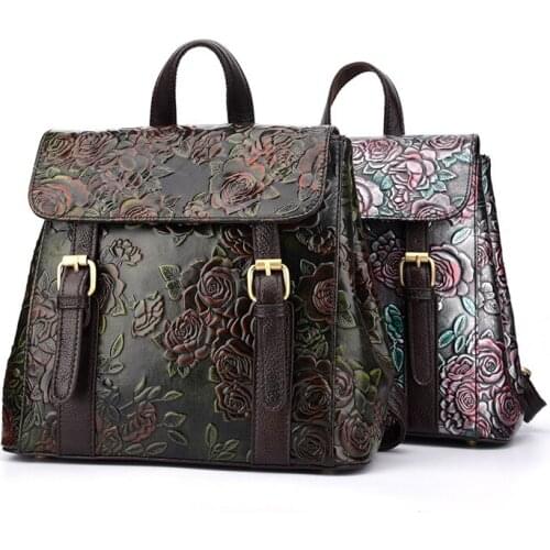 Fashion Institute Chinese Style Recreation Chic Large Capacity Cowhide Womens Handbags Brand High Quality Luxury Shoulder Bags