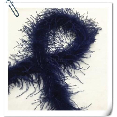 New black OSTRICH FEATHER BOA 3 layer ostrich feather trips/skirt/scarfs ostrich triming for wedding decoration/indian headdress