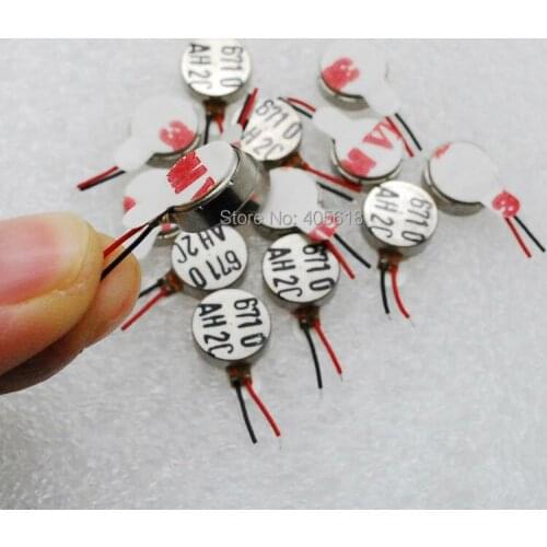 Wholesale 20pcs 4x10mm DC 3V 275mW Coin Vibration Motor Micro Motor brushless vibration motor for Cellphone PCB massager