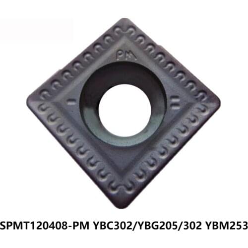 Original Carbide Inserts SPMT 120408 SPMT120408-PM YBC302 YBG205 YBG302 YBM253 Lathe Cutter CNC Cutting Turning Tools