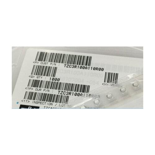 Original trimming capacitor adjustable capacitor 3X4MM 3-10P TZC3R100A110R00 TZC3R100A110