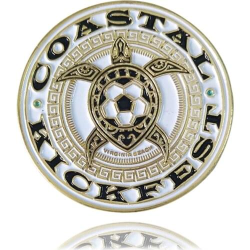 Manufacturer Promotion Sea Turtle Logo Round 3D Coin