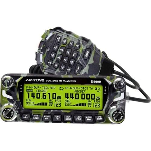 D9000 Car walkie talkie Radio Station 50W UHF/VHF 136-174/400-520MHz Two way radio Ham HF Transceiver