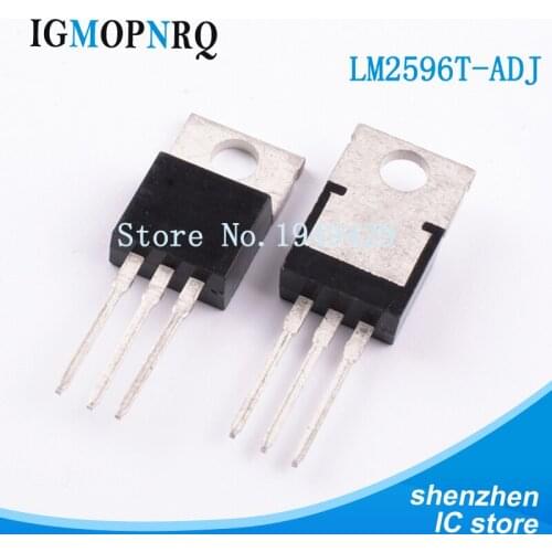 10PCS/Lot LM2596T-ADJ LM2596 TO-220 Switching Regulator New Wholesale Electronic