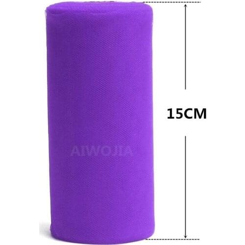 15CM*22M Tulle Roll Spool White Organza Roll Red Blue Tulle Organza Fabric Tutu Skirt Girl Baby Shower Decor Party Supplies 5Z