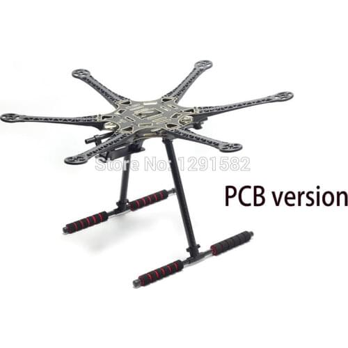 S550 PCB Frame Kit with carbon fiber Landing Gear for FPV Mini S800 Hexacopter F550 Upgrade