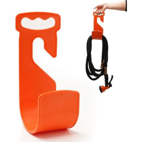 Garden Plastic Pipe Reel Hook Hanger Wall Mounted Holder Irrigation Shower Nozzle Telescopic Hose Storage Rack for any size hose