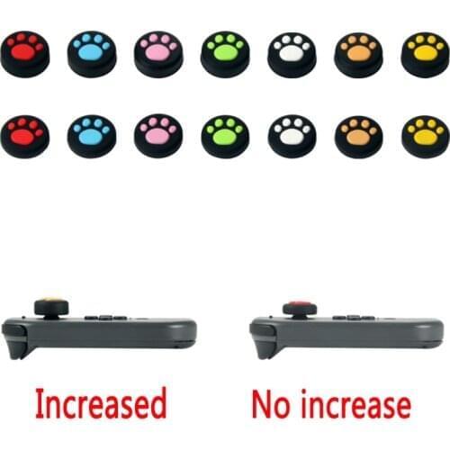 Pink Cat Silicone Analog Thumb Stick Grips Caps For Nintend Switch/LITE NS JoyCon Controller Sticks Cap For Joy Con Cover