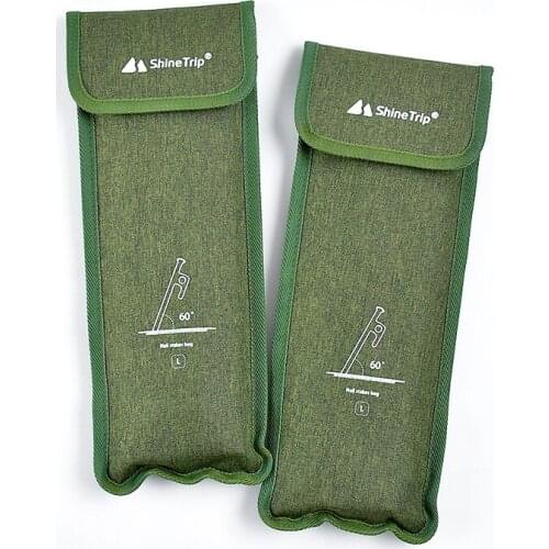 Outdoor Tent Pegs Bag Oxford Cloth Camping Tent Canopy Nail Storage Pouch Travelling Supplies Small Accessories Storage Bag