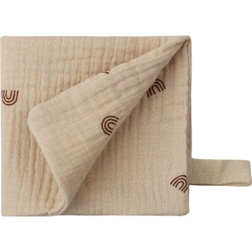 1pcs 4 Layer Baby Handkerchief Soft Absorbent Gauze Burp Cloth Kids Wipe Cloth Newborn Face Towel Bibs Feeding Bath Towel