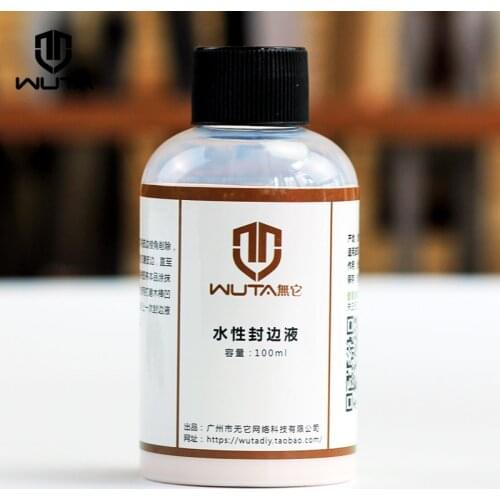 WUTA Vegetable Tanned Leather Edge Finish Edge Sealing Produces Professional Looking,Smooth,Shiny Edger DIY Craft Belt Treatment