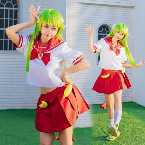 Anime Welcome to Demon School Iruma-kun Valac Clara Cosplay Costume Custom Women Sailor Suits Devil Tail Top Skirt wig Shoes