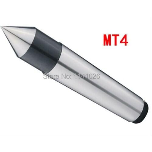 1 PCS Lathes Tailstock Machine Tool MT4 Morse Taper Alloy Solid Dead Center Drilling Lathe machine Support the Tailstock End