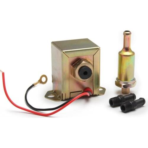 1Pc Universal Car 12V Electronic fuel pump Low Pressure Gas Diesel pump 40106P Square Shape fuel pump car accessories