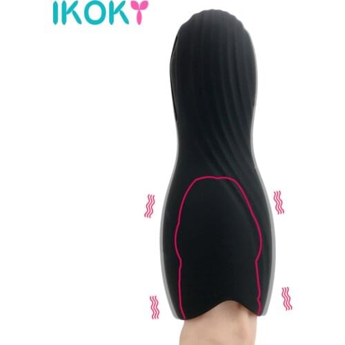 10 Modes Strong Vibrators for Men Penis Enlargement Glans Stimulator Massager Sex Toys Adults Product Male Masturbator Machine