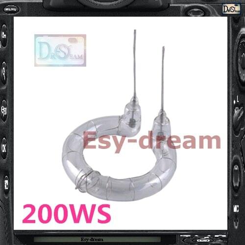 200WS Flash Tube Ring Lamp Bulb For Godox Oubao Jinbei Nice Photo Studio Flash Strobe Lighting PS043