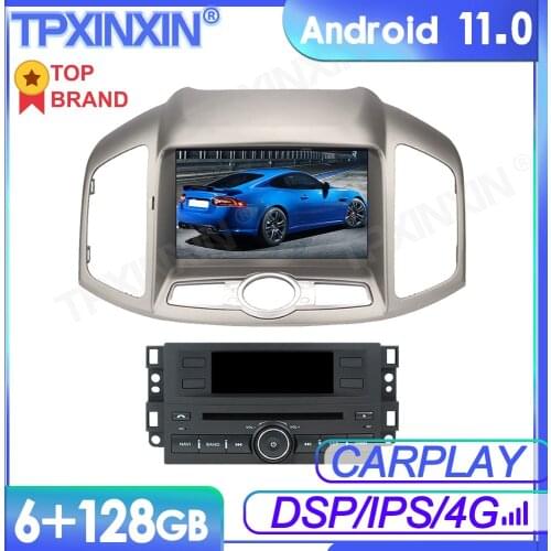 6+128GB Android 11 For Chevrolet Captiva Epica 2012-2015 Car Multimedia Player GPS Navigation Audio Stereo Screen Head Unit