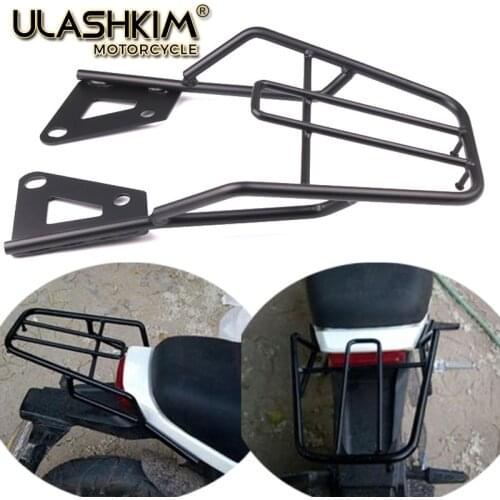 Motorcycle Black Luggage Carrier Rack Support Holder Saddlebag Cargo Shelf Bracket Kit For Honda MSX125 msx 125