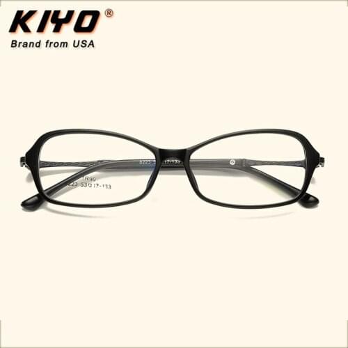 KIYO Brand 2020 New Women Fashion Optical Frame TR90 Eyeglasses Frames Square Spectacles Glasses High Quality Eyewear 8223