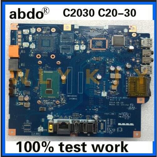 For C20-30 CPU 3805U motherboard apto para Lenovo AIAI0 LA-B691P C2030 all-in-one motherboard