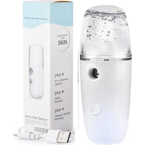 Nano Facial Mister Portable Mini Face Mist Handy Sprayer Cool Facial Steamer for Beauty Humidifier Sprayer Facial Device USB