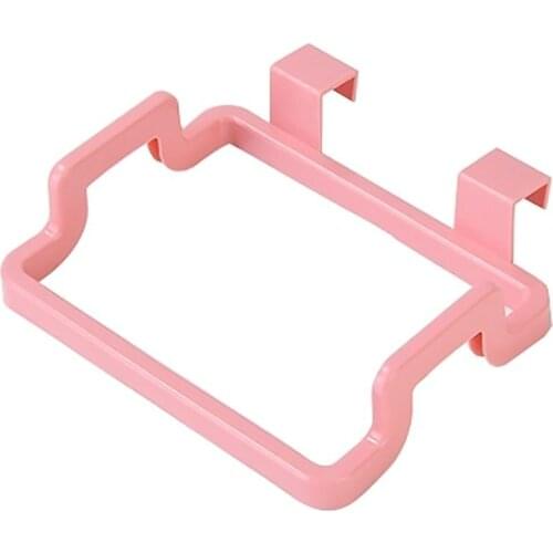 Garbage Bag Holder Kitchen Door Back Plastic Bracket Kitchen Trash Storage Hanger Rubbish Hanging Racks