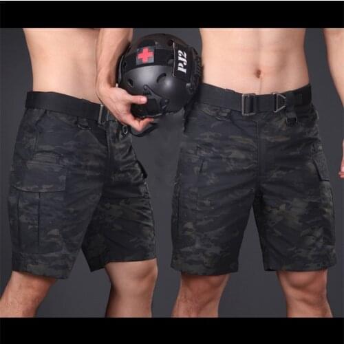 New CP Military Shorts Tactical Multicam Knee Length Short Pants for Trainning Camouflage Ripstop Shorts Army Shorts
