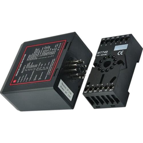 220V Single Channel Induction Vehicle Loop Detector Obstacle Barrier Sense Radar Sensor for Car Parking Gate Barrier Opener