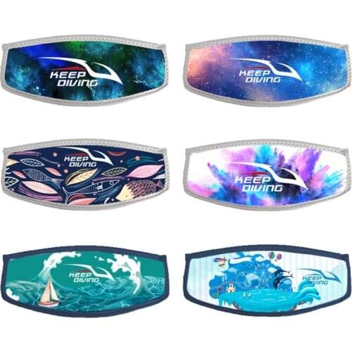 Snorkeling Mirror Headband Breathable Printed Diving Mirror Hair Protection Band Anti-Tangling Surfing Cover Headband