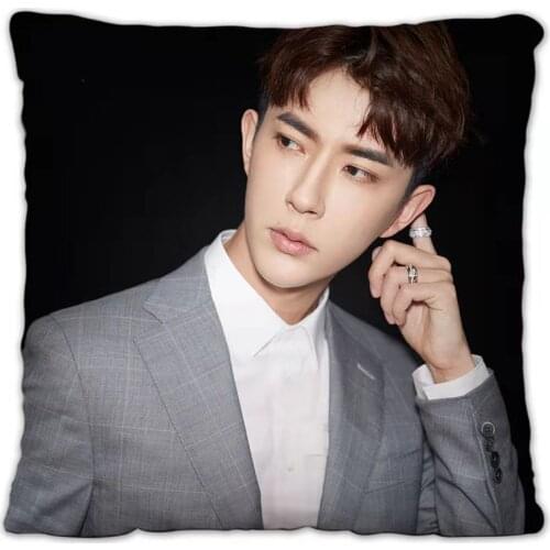 Sansheng III Shili Peach Blossom Yu Mengyu Pillowcase Star Photo Poster Cushion Cover Souvenir Throw Pillow Cover Home Decor