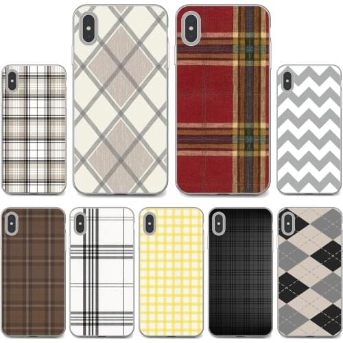 Silicone Phone Case Pastel-Clean-Plaid-Stripes For Meizu M6 M5 M6S M5S M2 M3 M3S NOTE MX6 M6t 6 5 Pro Plus U20