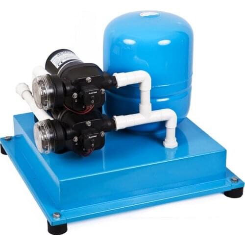 SURFLO Water Booster System - High Volume booster AC DC electric diaphragm pump water pressurization tank 9GPM 35LPM 40PSI