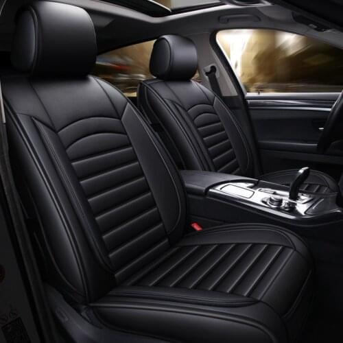 Universal Quality Leather Car Seat Covers Full Set Cushion Protector Accessories for Audi A3 8P 8V Sportback 8L A4 A5 A6 A1