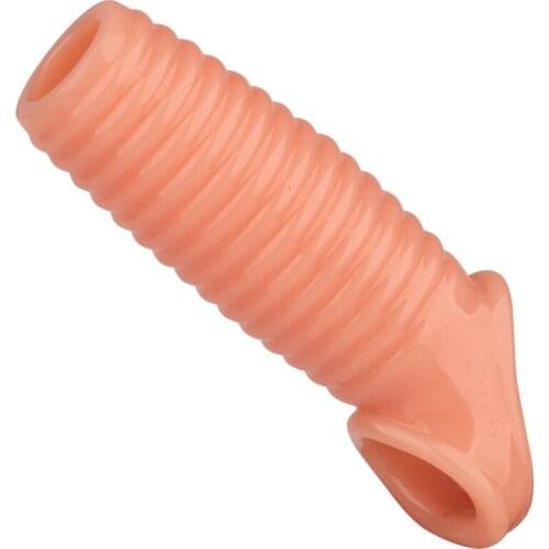 Penis Enlargement Extender Cock Sleeve Cockring Delay Adult Toys For Men Erotic Sex Tools Dick Ring Penis Sleeve BDSM Toys