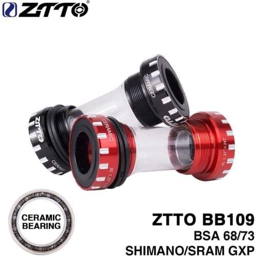 ZTTO CERAMIC Bearing BB109 BSA68 73 MTB Roadbike External Bearing Bottom Bracket