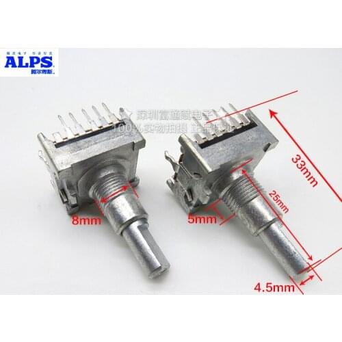 [VK]Japan ALPS EC-20 type coding switch SRZW0J014K 10 25-axis semi-axis 5 foot encoder