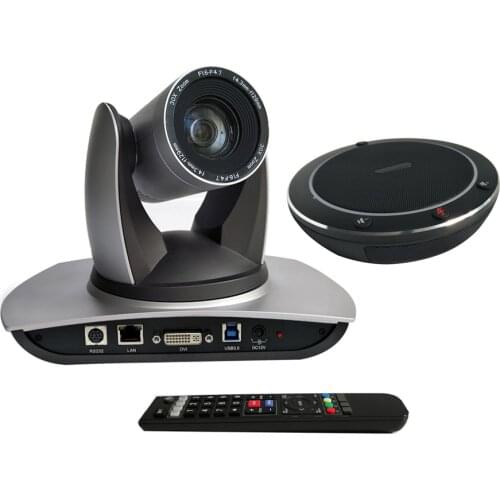 Omni-directional usb microphone speaker and 30X Optical Zoom HD USB3.0 Conference Camera for Large Video Conferencing room