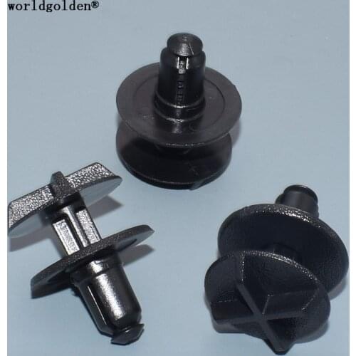 Worldgolden 100pcs auto fasteners Radiator Retaining Clip for Cadillac Pontiac Saturn Cadillac 10382313