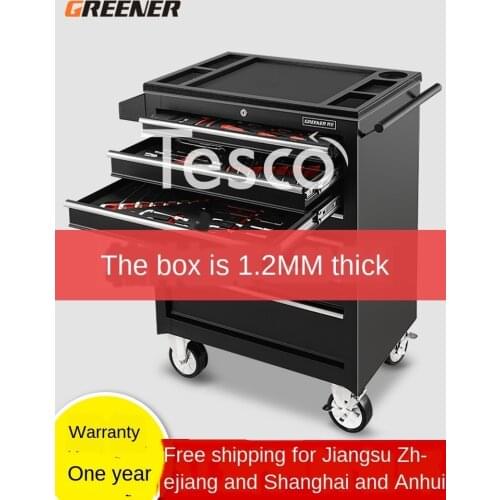 Drawer type auto repair tool trolley multifunctional workshop tool cabinet mobile car repair toolbox trolley