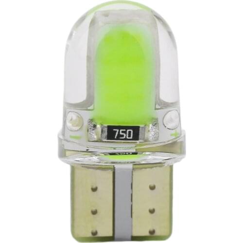 10pcs/set Car LED Bulbs License Lights Reading Lights Waterproof Short Type Silicone Vehicle Plate Light Bulbs