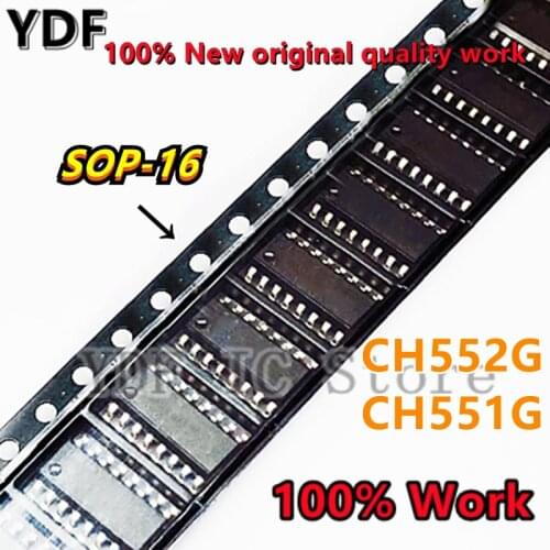 5PCS 100% New CH551G CH552G CH551 CH552 551 552 SOP16