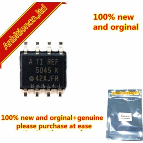 5pcs 100% new and orginal REF5045AIDR SOP8 Low-Noise, Very Low Drift, Precision VOLTAGE REFERENCE in stock